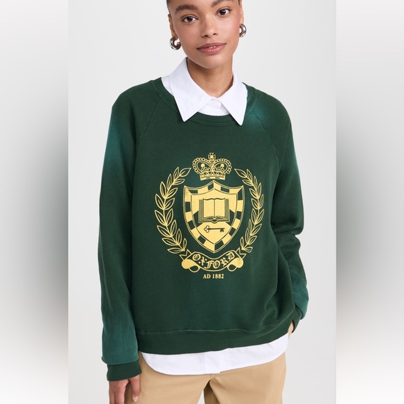 NWT Daydreamer Oxford Crest Vintage Sweatshirt - Picture 1 of 13